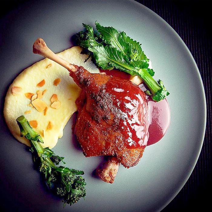 Spiced Duck Confit With A Port And Damson Sauce Recipe By 