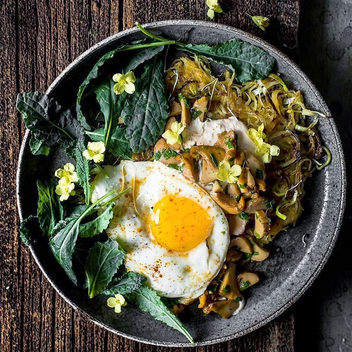 So Here Is Another California Farmers Market Brunch Suggestion For You Spagetthi Squash And Leek Latke