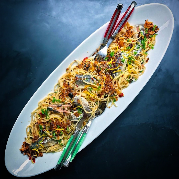 Sicilianstyle pasta with sardines & breadcrumbs Recipe by XOTCdk